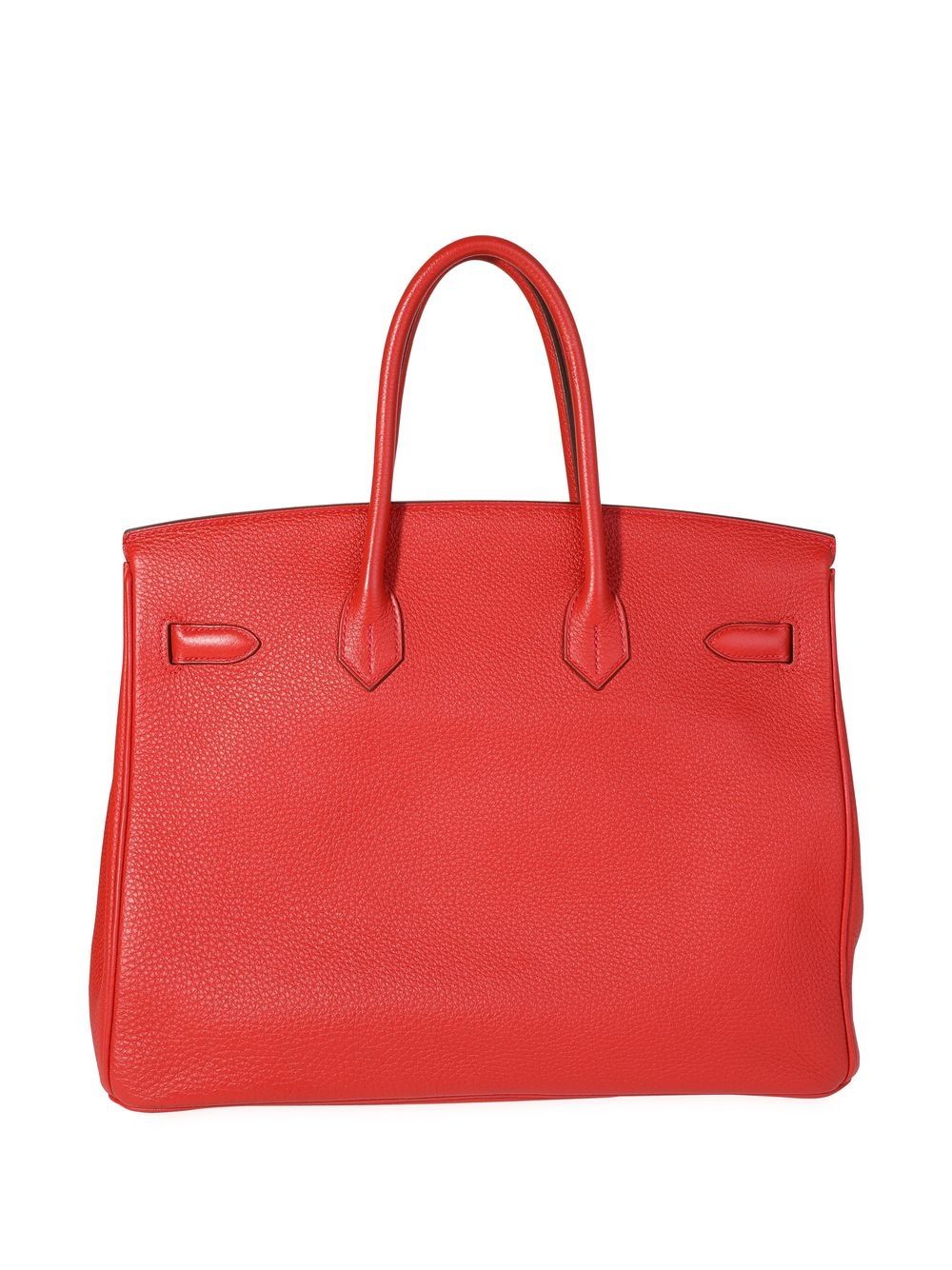 Pre Owned Hermes Birkin 35 Bag In Red Modesens 9839