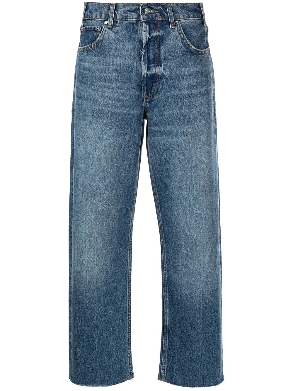 

ANINE BING straight-leg denim jeans - Blue