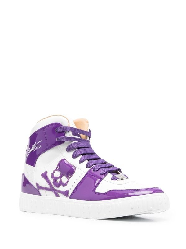 PHILIPP PLEIN, Purple Women's Sneakers