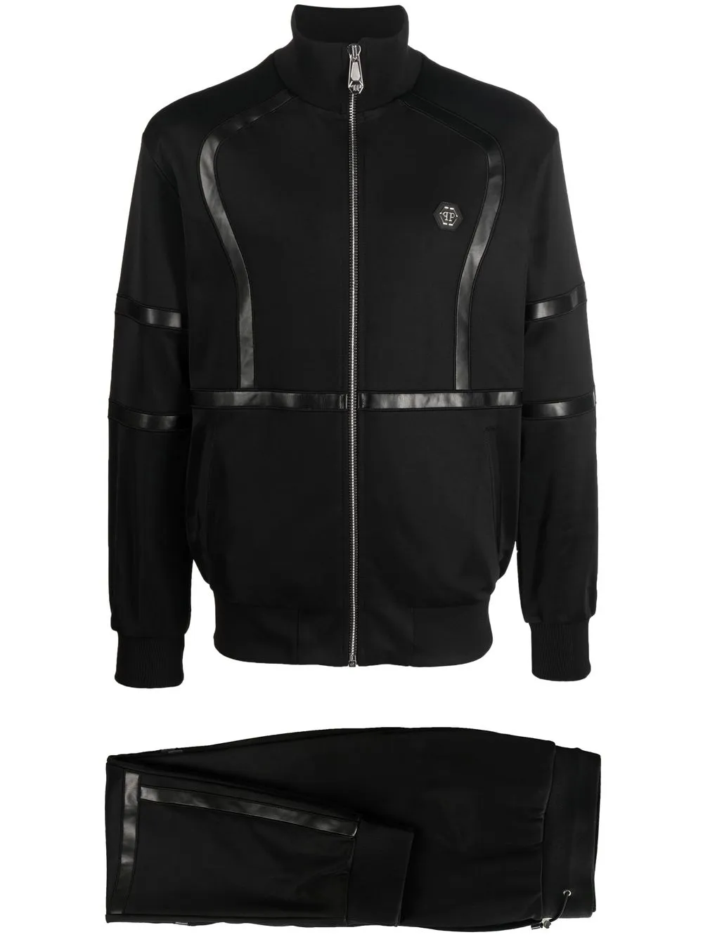 Philipp Plein logo-patch track suit Men