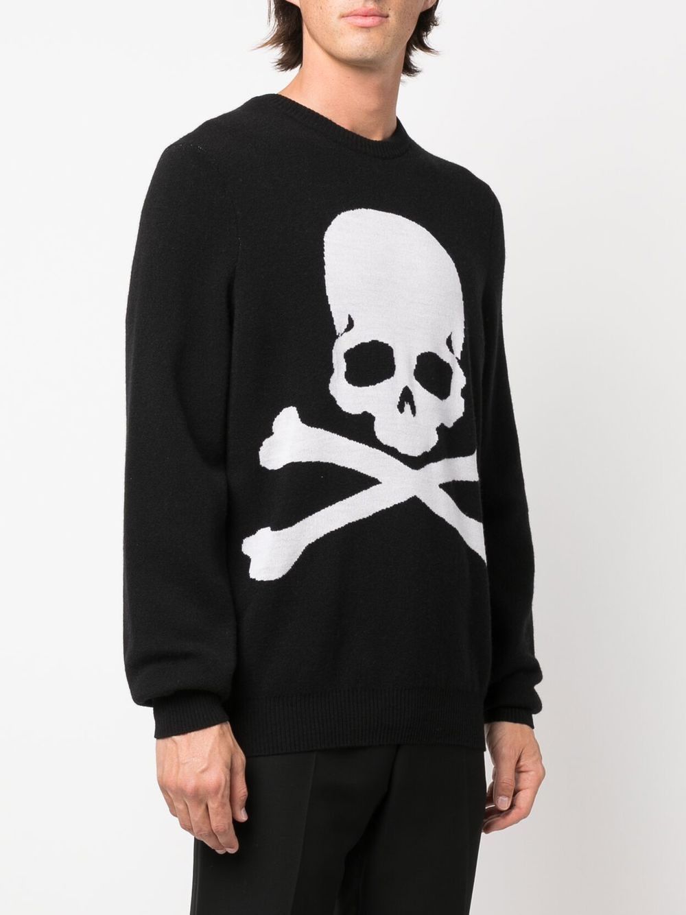 Philipp Plein intarsia skull-knit jumper Men