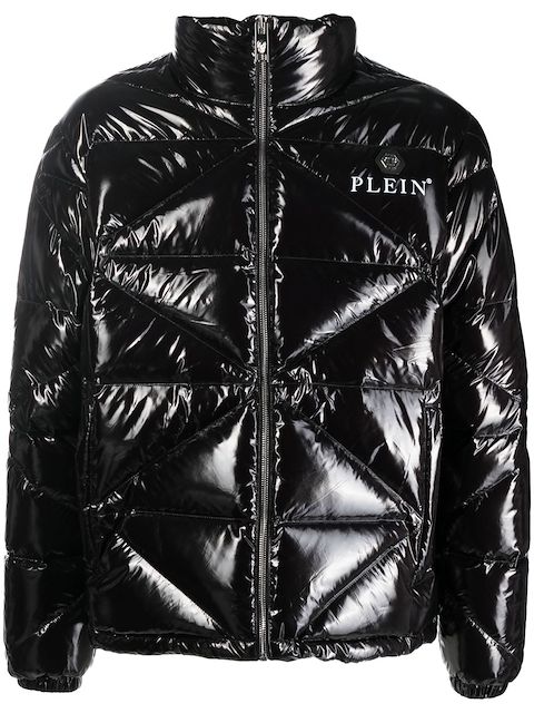 Philipp Plein padded high-shine jacket
