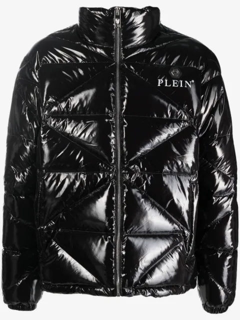 Philipp Plein high-shine padded jacket