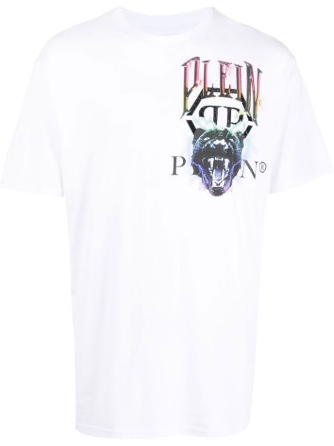 Philipp Plein logo-print short-sleeved T-shirt Men