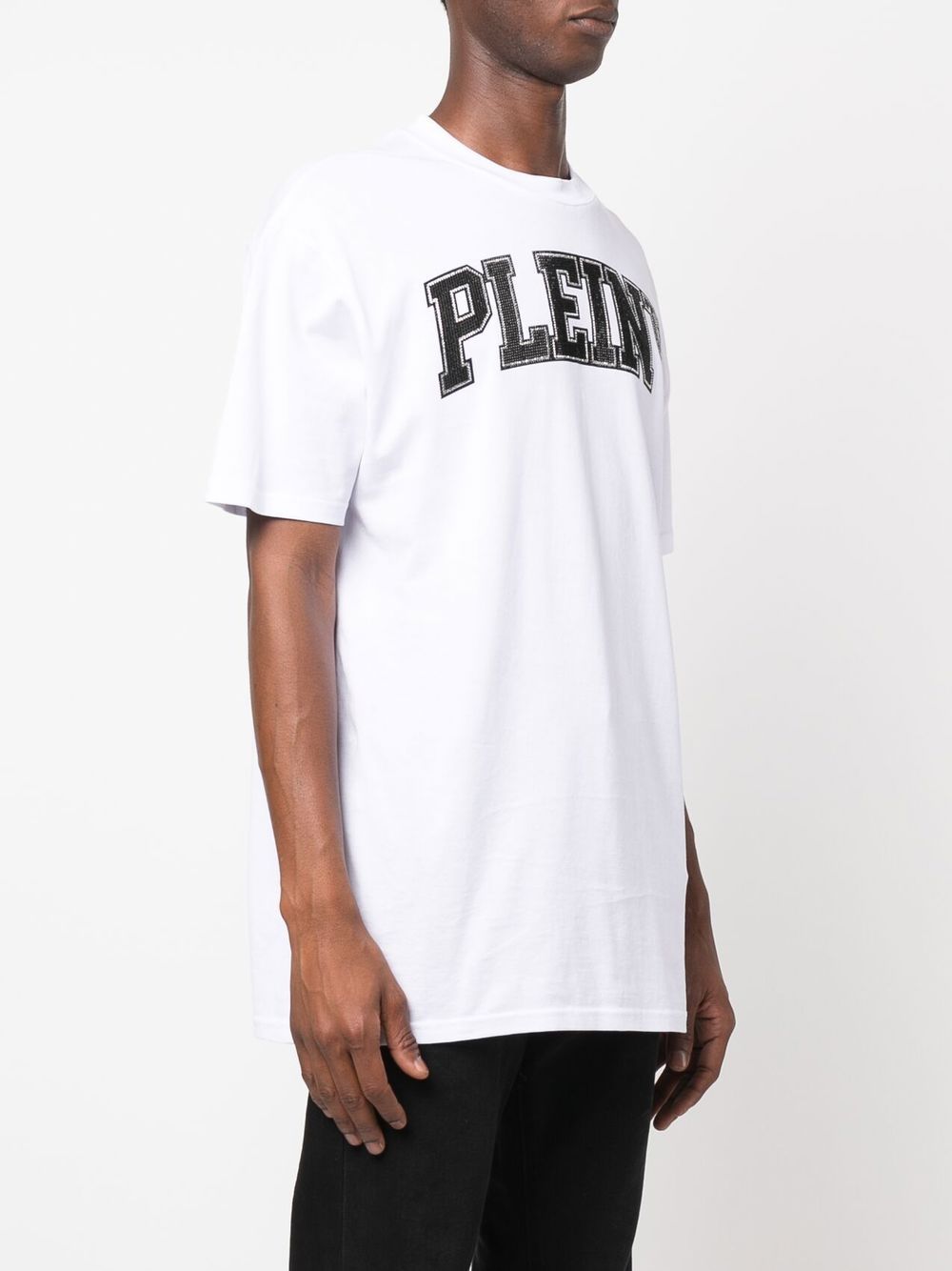 Philipp Plein Stones logo-embellished T-shirt Men