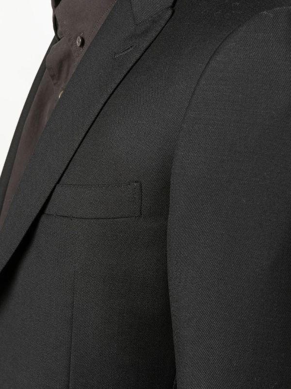 Zegna single-breasted Wool Suit - Farfetch