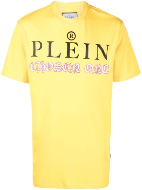 Philipp Plein logo-print detail T-shirt Men