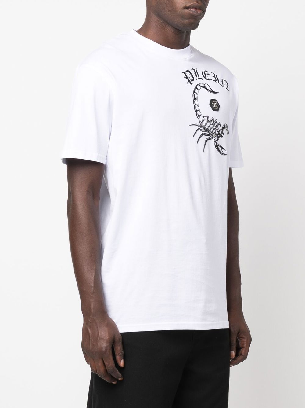 Philipp Plein chest logo-print detail T-shirt Men