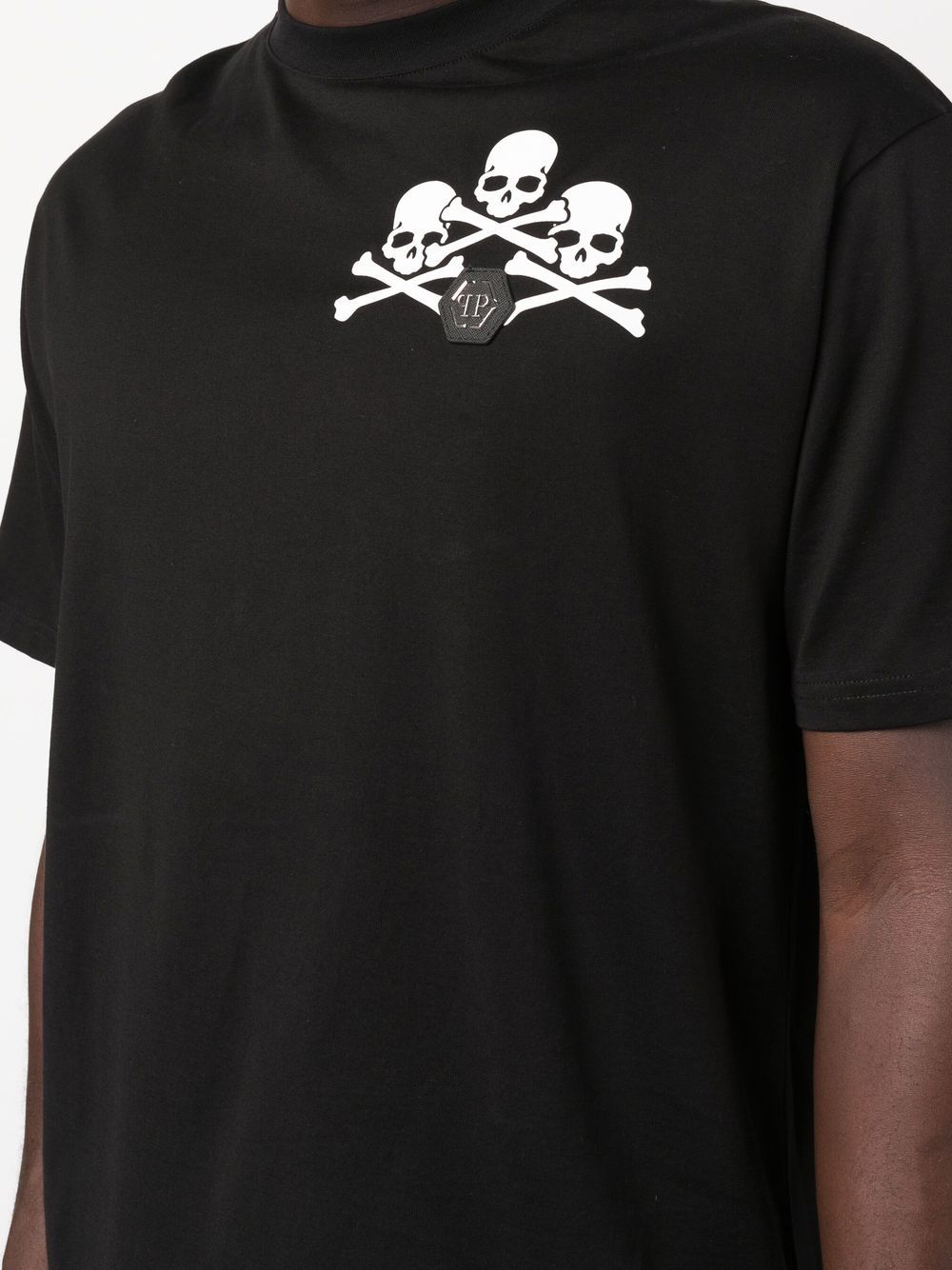 Philipp Plein skull-print detail T-shirt Men