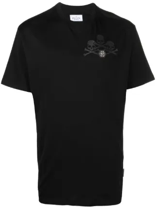 Philipp Plein スカルプリント Tシャツ | ブラック | FARFETCH JP