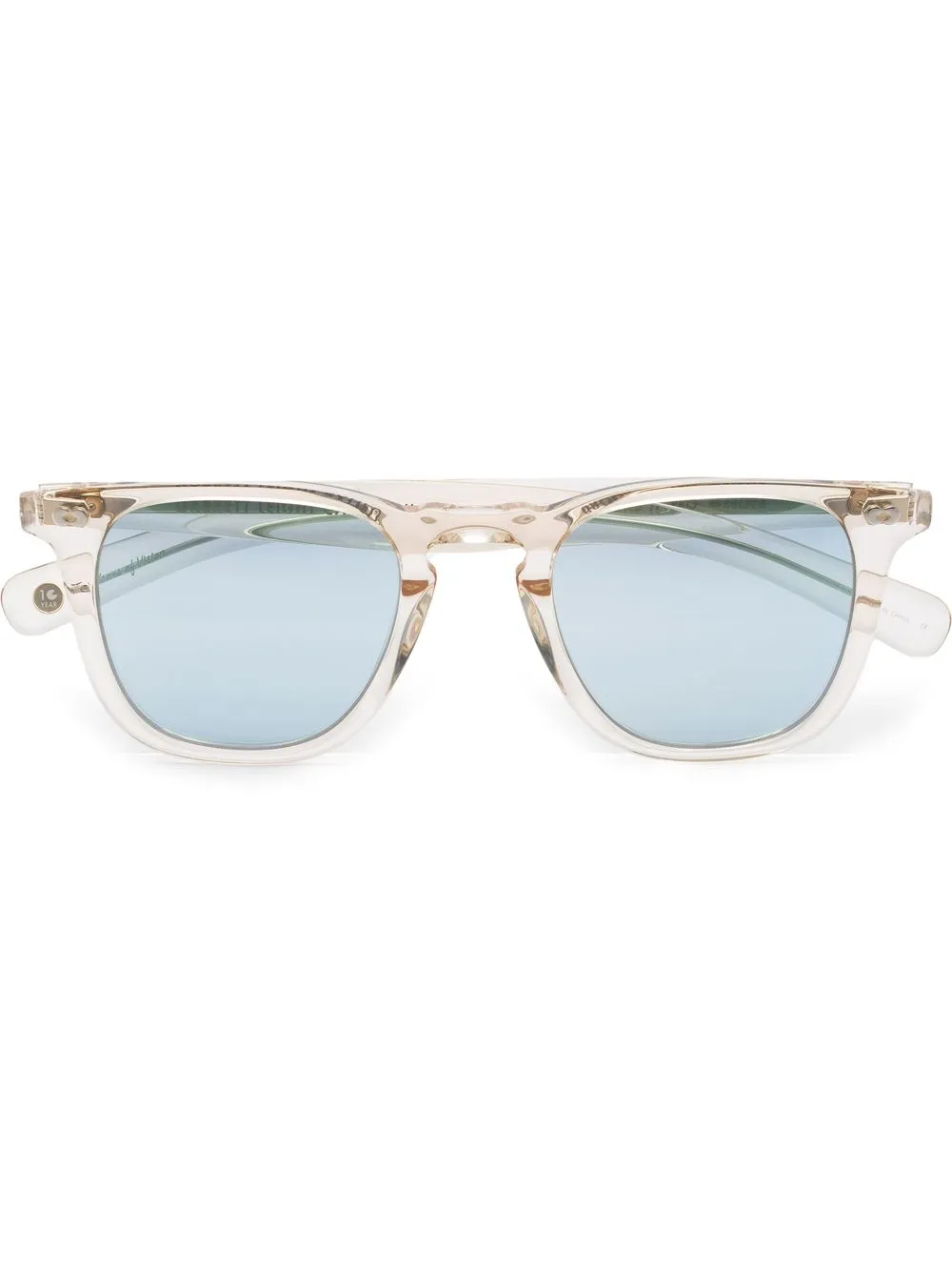 

Garrett Leight tinted square-frame sunglasses - Blue