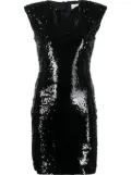 Philipp Plein sequin-embellished sleeveless dress - Black