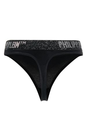 Philipp Plein Chic Grey Logo Band Thongs - Two-piece Set – AUMI 4