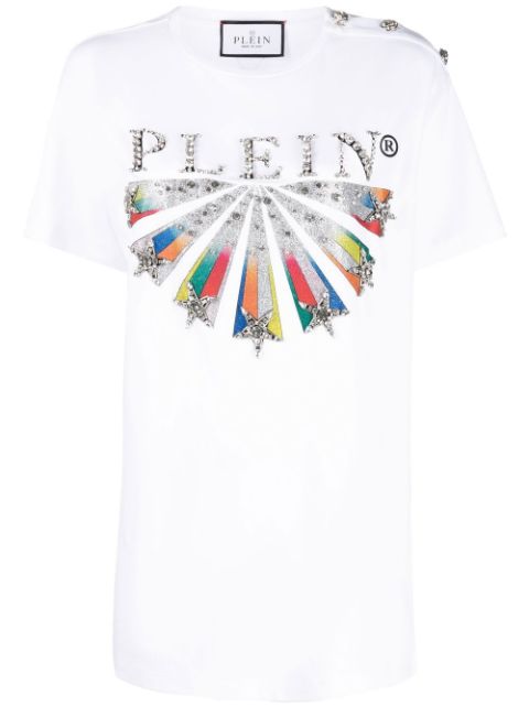 Philipp Plein logo-print short-sleeve T-shirt Women