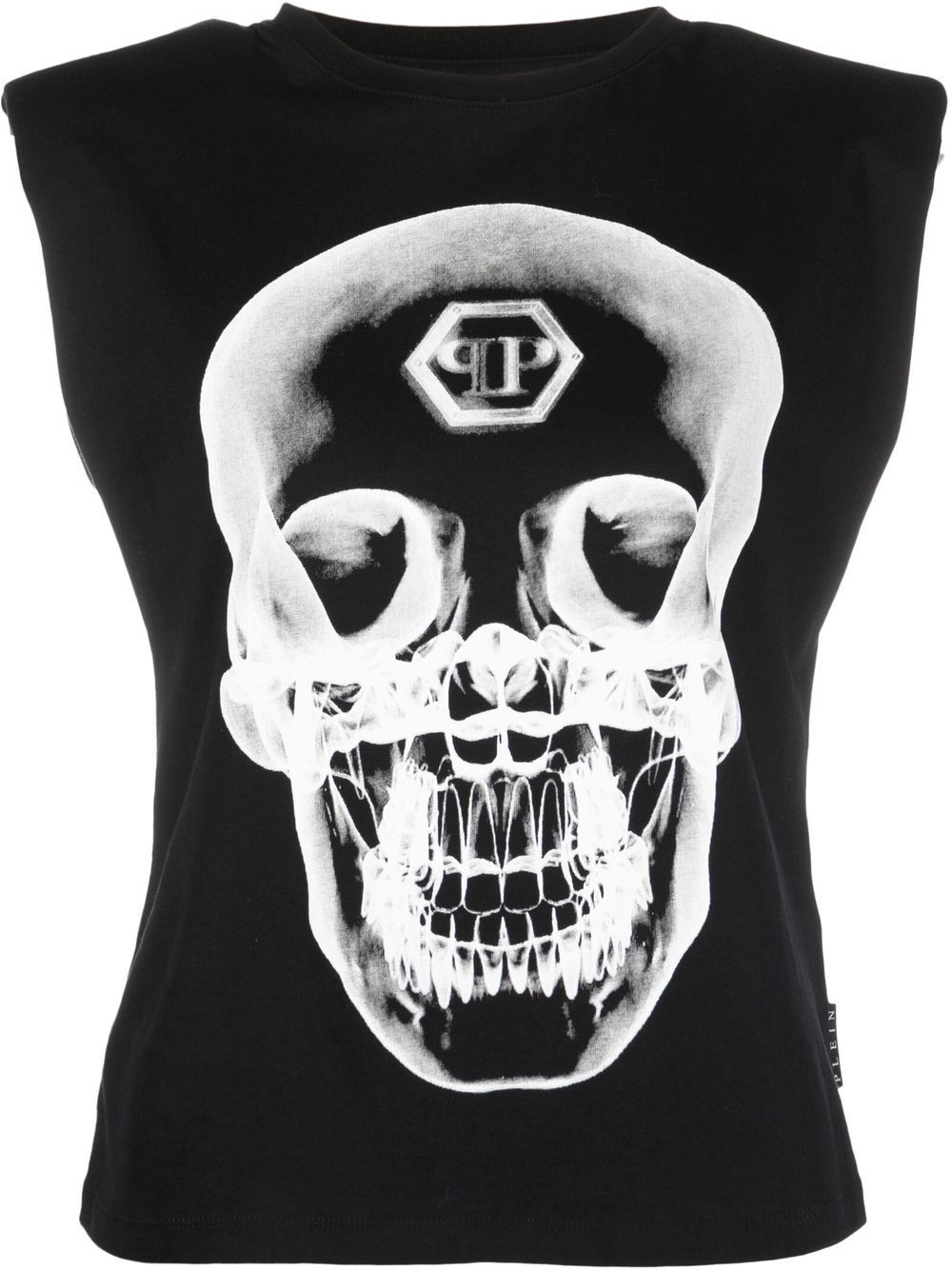 Philipp Plein graphic-print sleeveless top Women