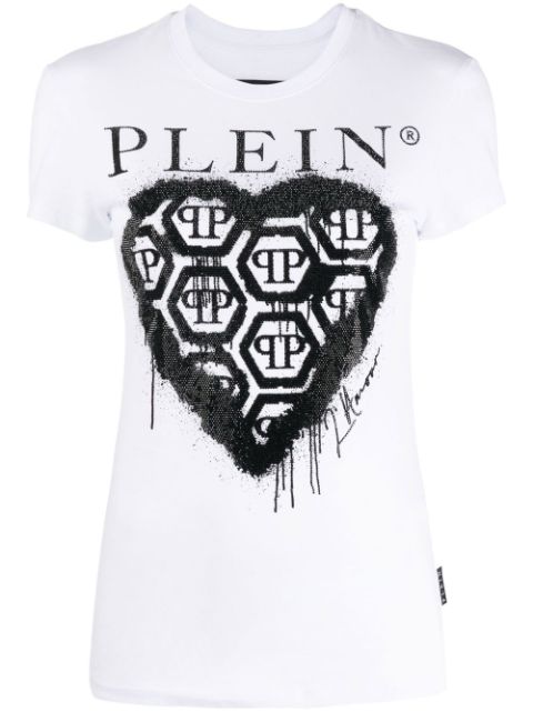 Philipp Plein logo-print short-sleeve T-shirt Women