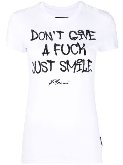 Philipp Plein Sexy Pure rhinestone-embellished T-shirt Women