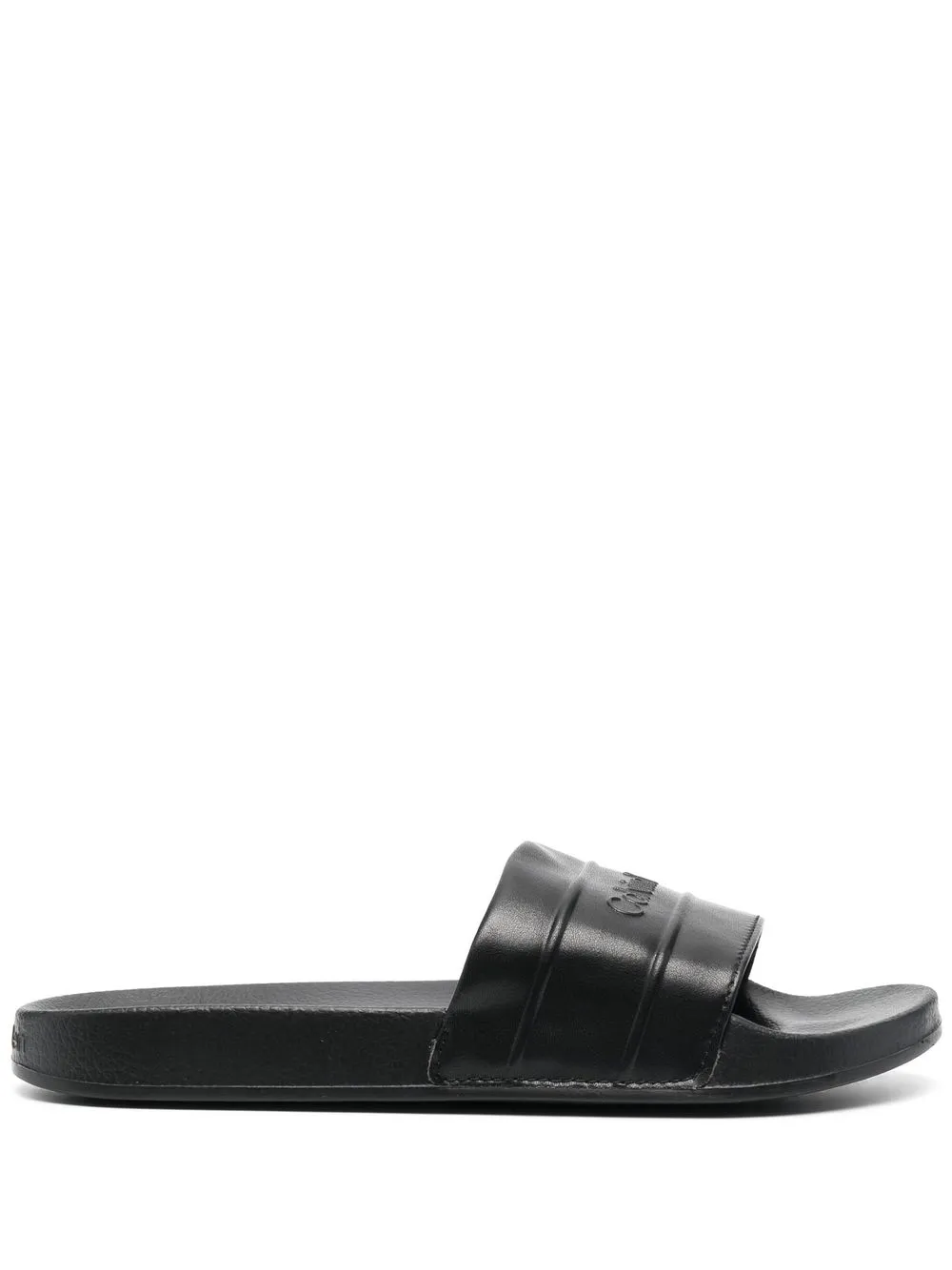 

Calvin Klein flip flops con logo en relieve - Negro