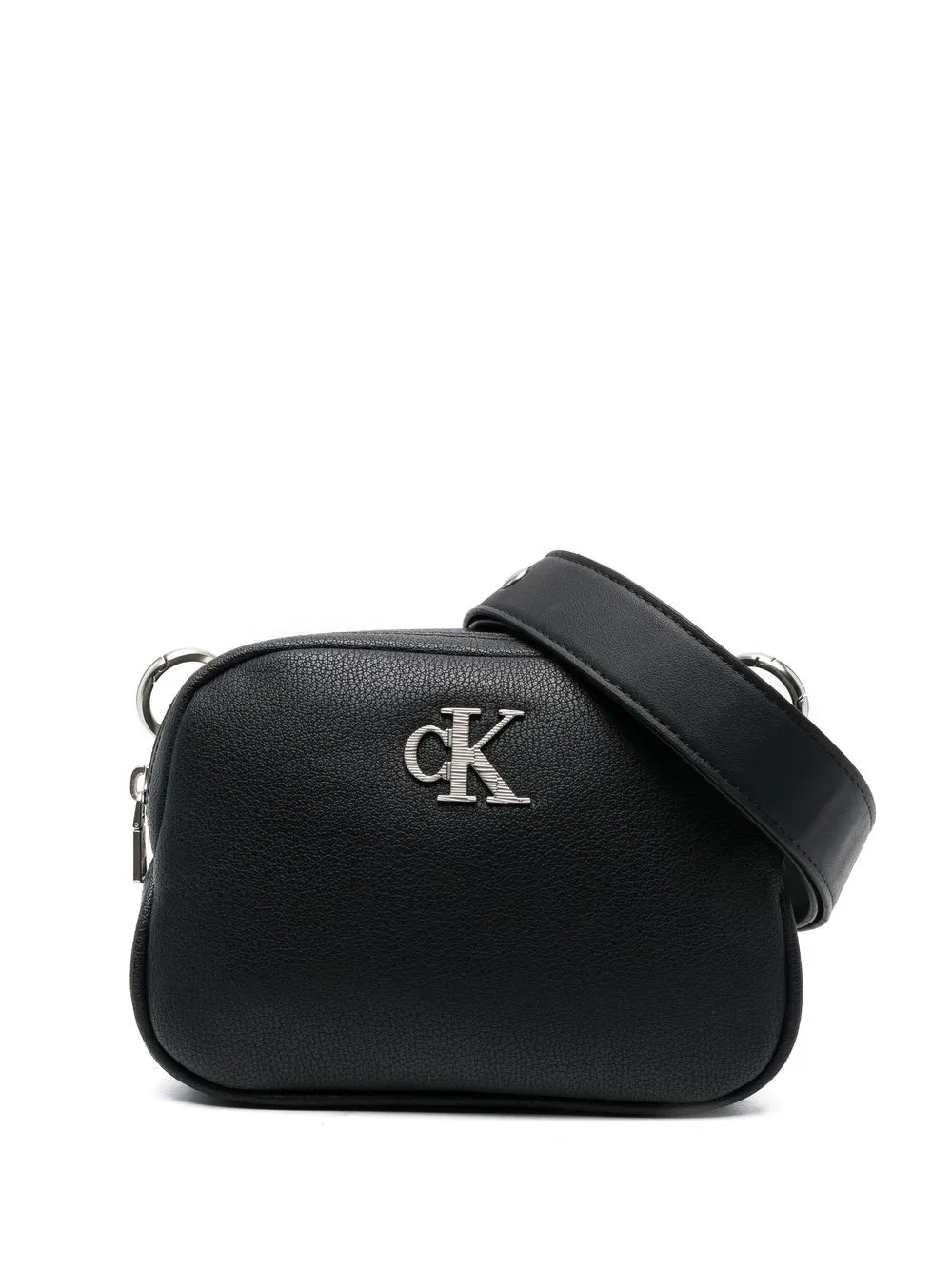 

Calvin Klein bolsa cámara con placa del logo - Negro