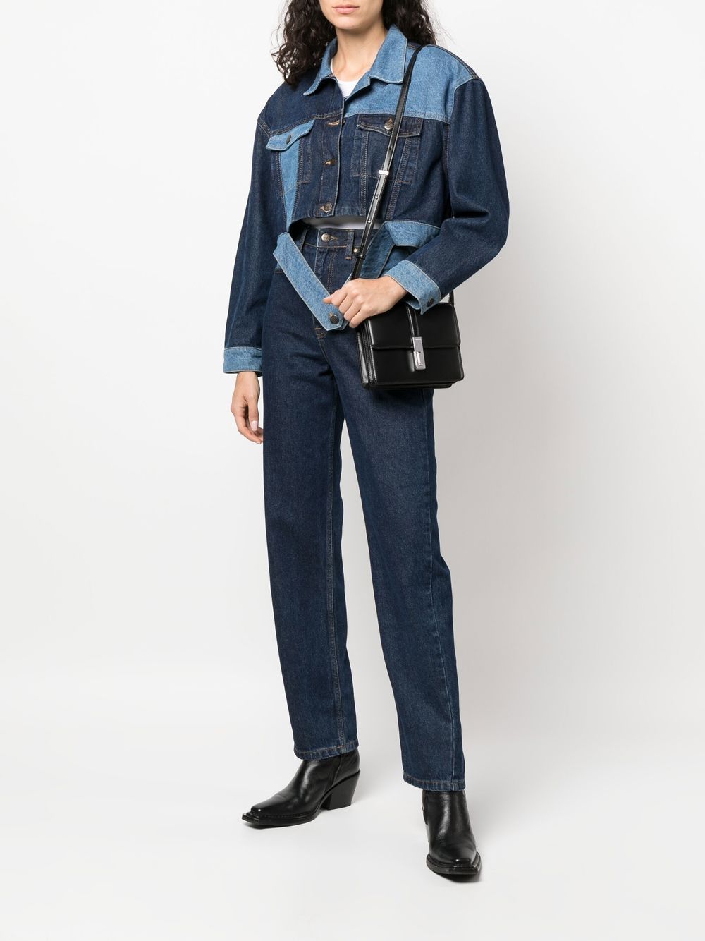 Calvin Klein contrast-stitch Shoulder Bag - Farfetch