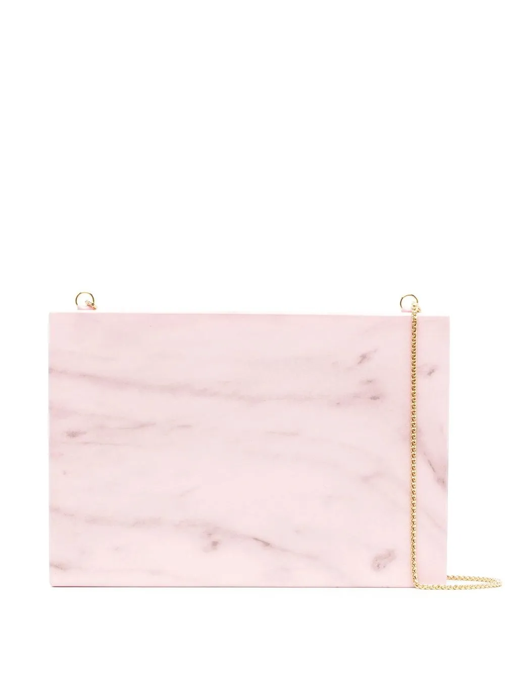 

GIABORGHINI bolsa crossbody con efecto jaspeado - Rosado