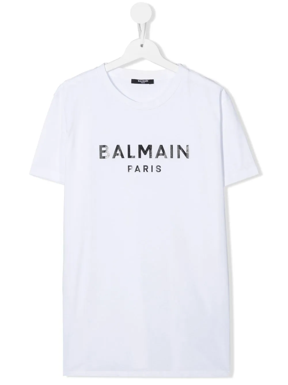 

Balmain Kids playera con logo estampado - Blanco