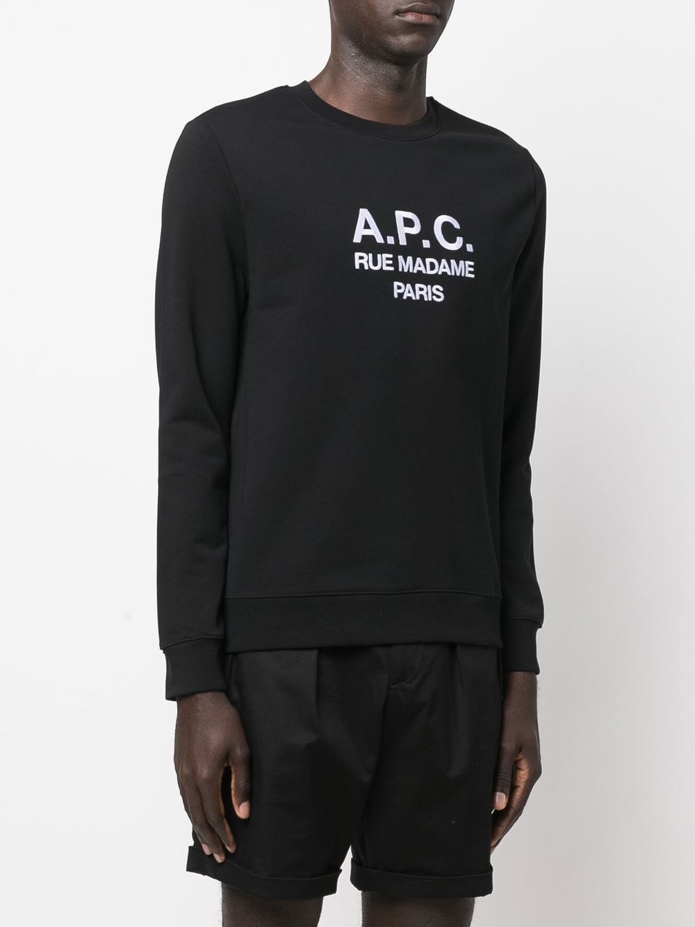 A.P.C. logo-embroidered sweatshirt Men