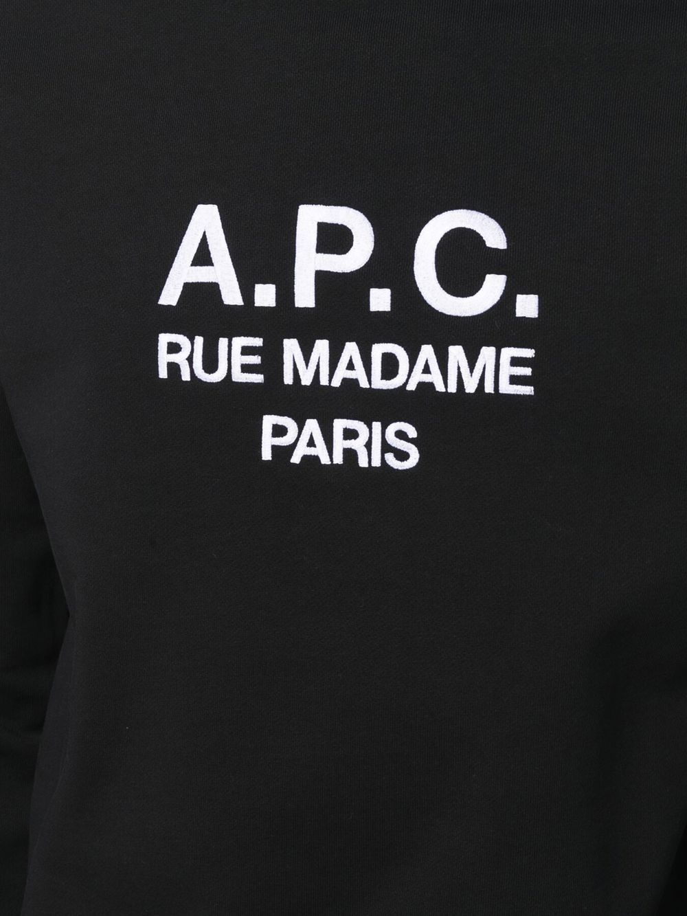 A.P.C. logo-embroidered sweatshirt Men