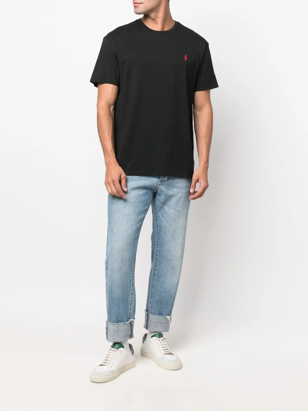 Polo Ralph Lauren T-shirt met borduurwerk - Zwart