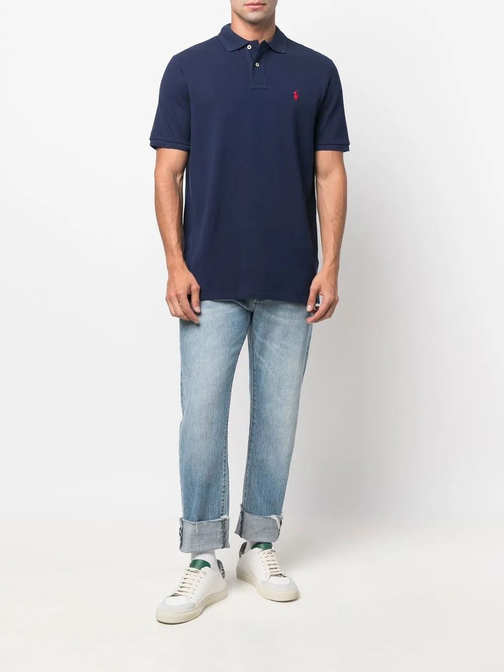 Polo Ralph Lauren embroidered logo polo shirt | Image 2