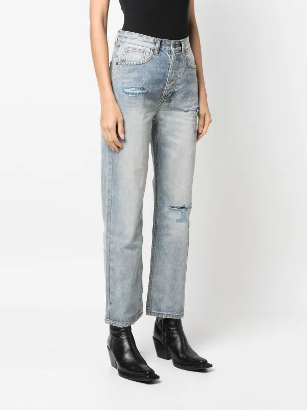 Ksubi Brooklyn Skream Trashed Jeans | Blue | FARFETCH