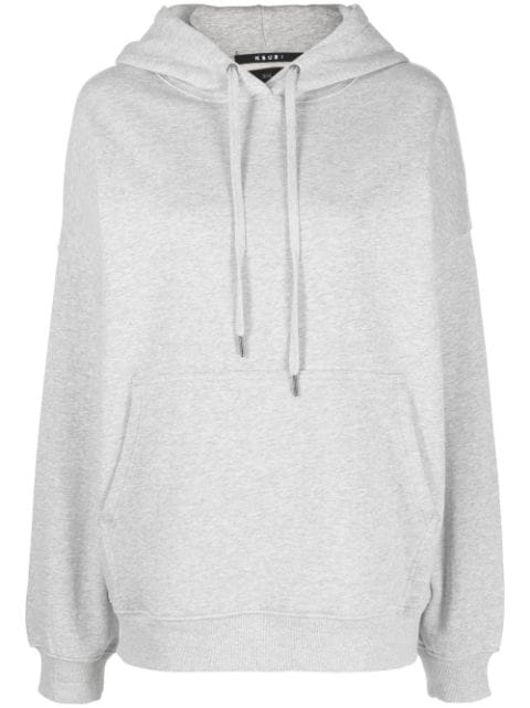 Ksubi melange boyfriend-cut hoodie