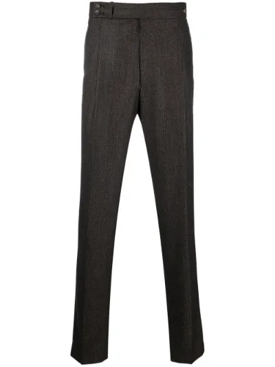 mid-rise straight-leg trousers 