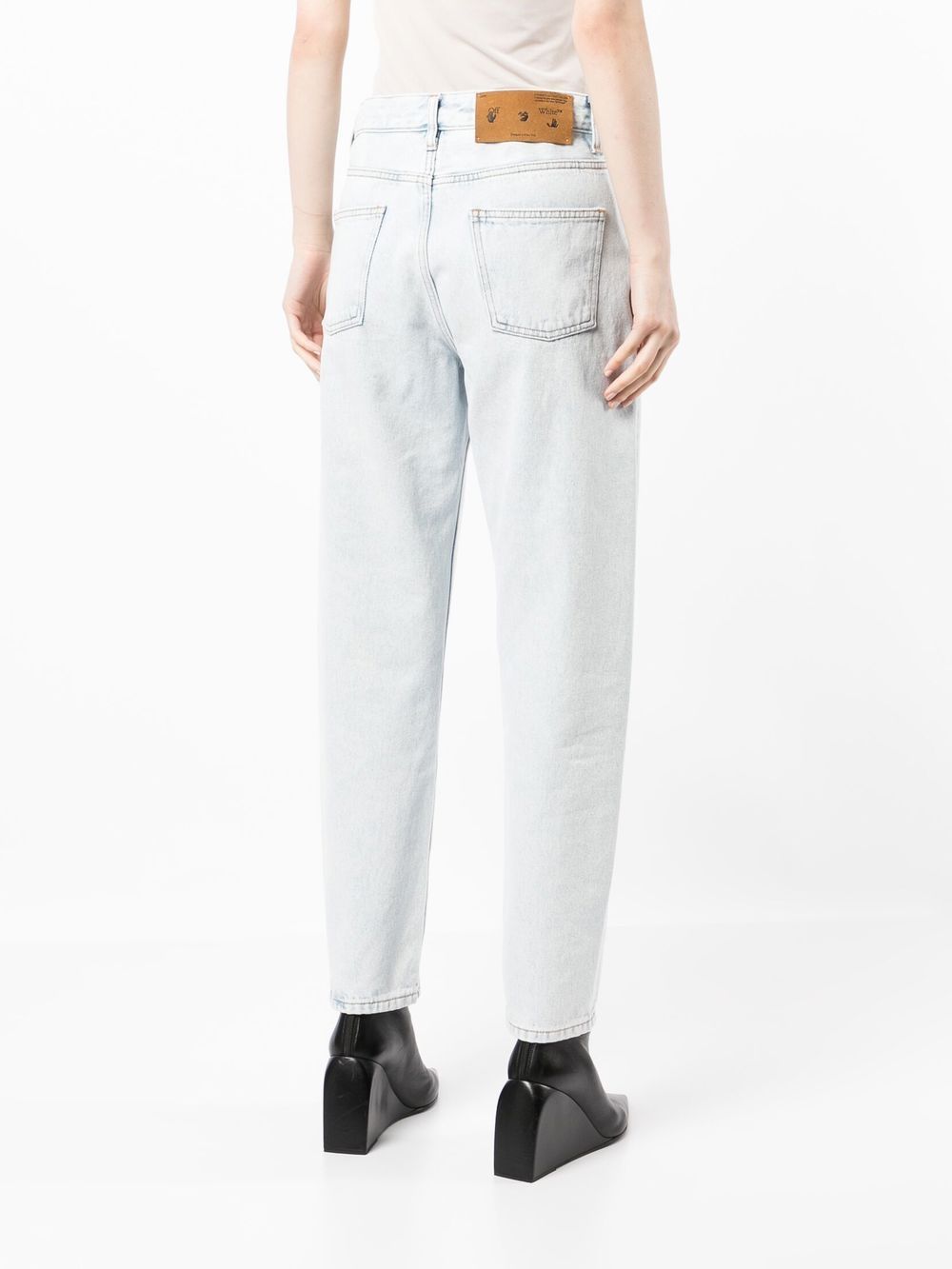 Off-White high-rise tapered jeans Women