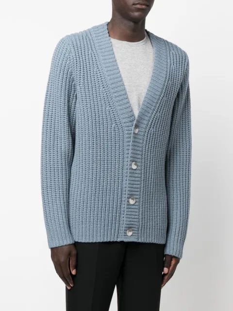 Vince rib-knit wool-cashmere Cardigan 