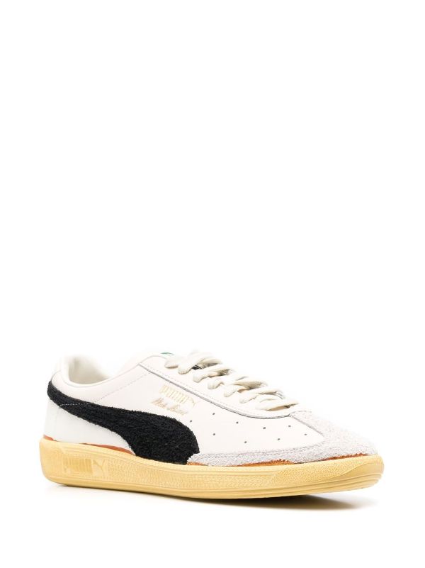 puma cream trainers