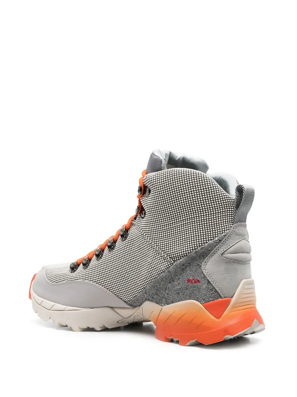  A-cold-wall* Logo-print Mesh High-top Sneakers - Grey 