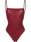 LIDO spaghetti-strap one-piece - Red