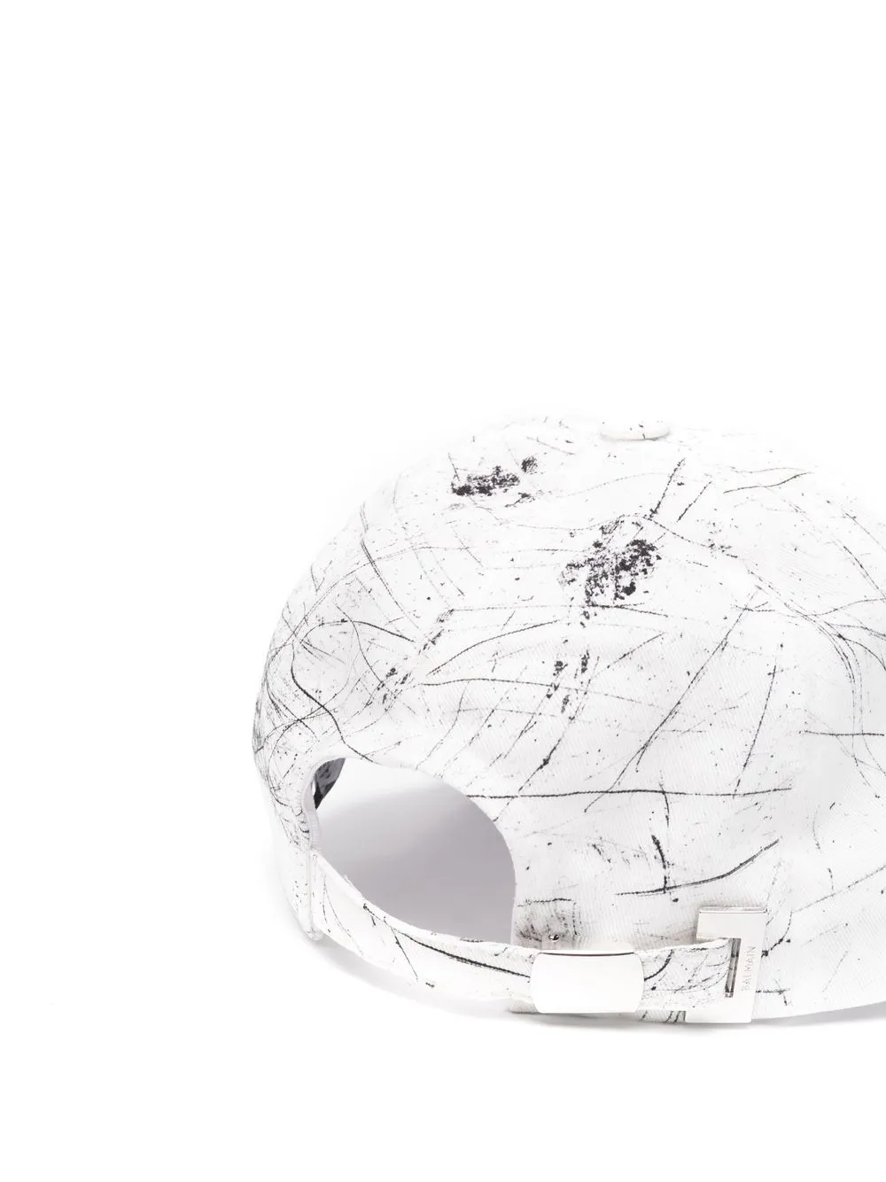 Image 2 of Balmain graffiti logo-print cap