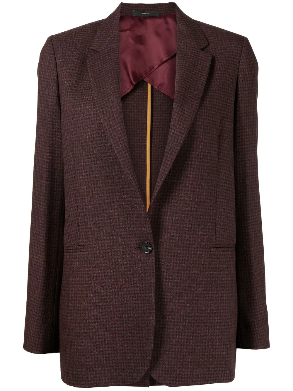 

Paul Smith blazer con cuadros estampados - Morado