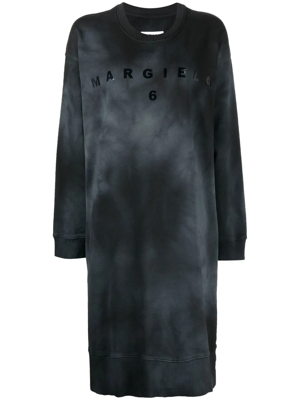 

MM6 Maison Margiela logo-print cotton dress - Black