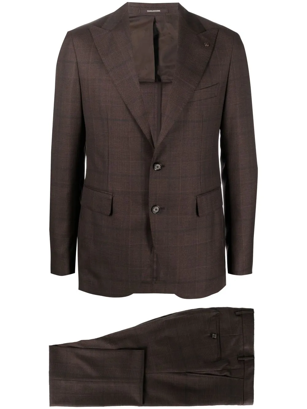 

Tagliatore single-breasted tailored suit - Brown