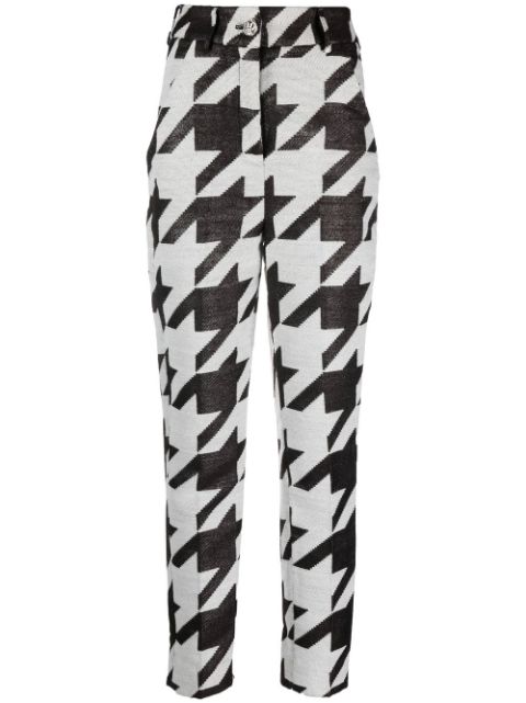 Philipp Plein houndstooth-check trousers Women