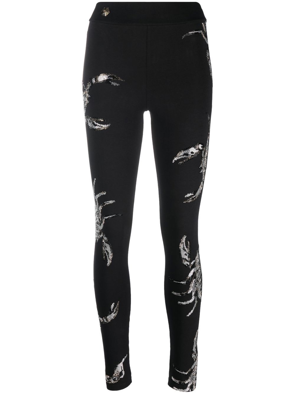 Philipp Plein Scorpion sequin-embellished Leggings - Farfetch