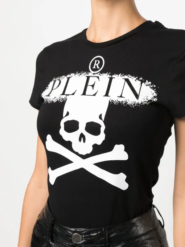 Philipp Plein スカルプリント Tシャツ | ブラック | FARFETCH JP