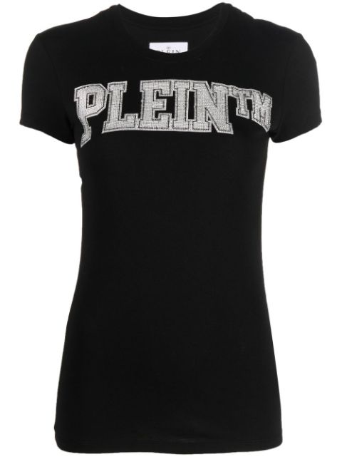 Philipp Plein applique logo-print T-shirt Women