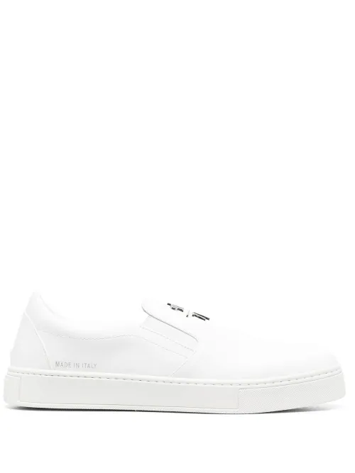 Baskets à plaque logo - Philipp Plein - Modalova