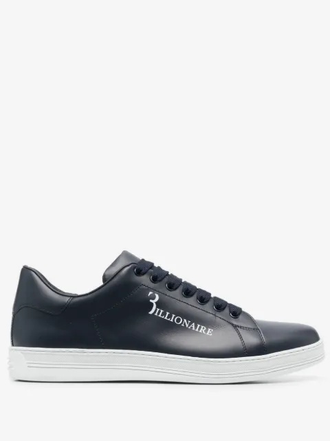 Billionaire calf-leather low-top sneakers