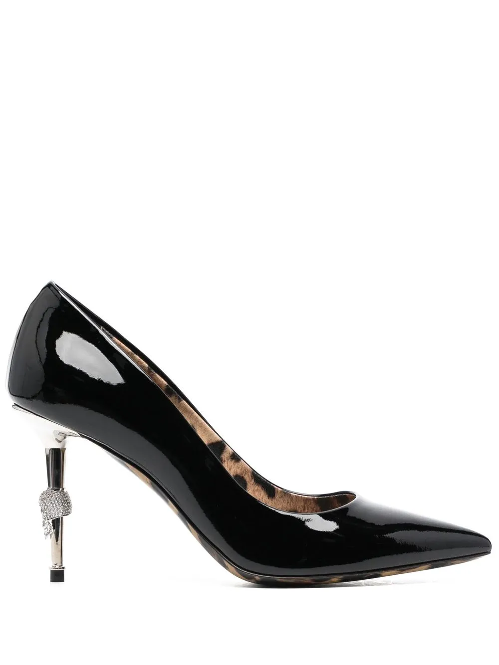 

Philipp Plein skull-embellished 90mm pumps - Black