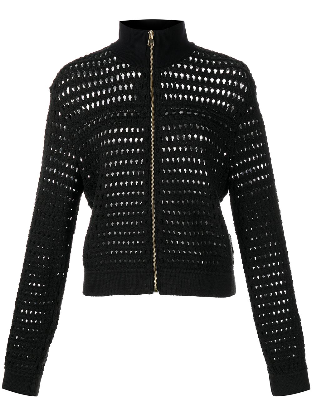 St. John Open Crochet Knit Jacket - Farfetch